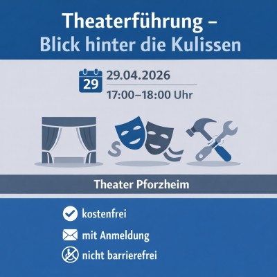 Theaterführung zeigt Arbeitsabläufe hinter den Kulissen